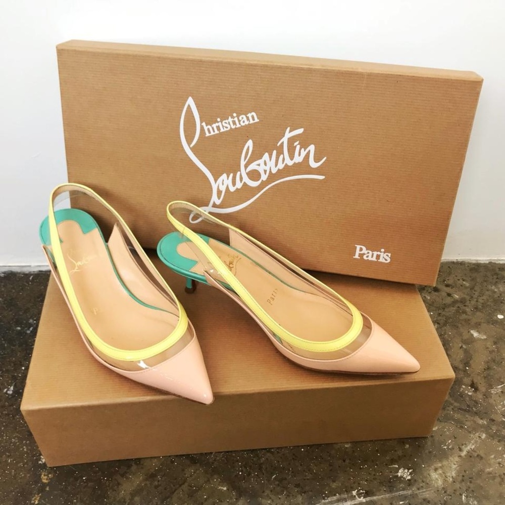 SOLD: HP✨ Louboutin Paulina Kitten Heels